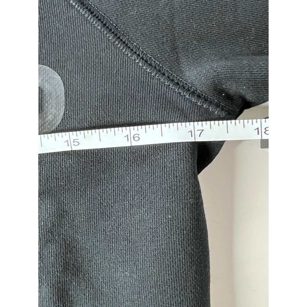 Everlane‎ 100% Human Sweatshirt Black Raglan Crewneck XS Cotton Pullover - Picture 4 of 6